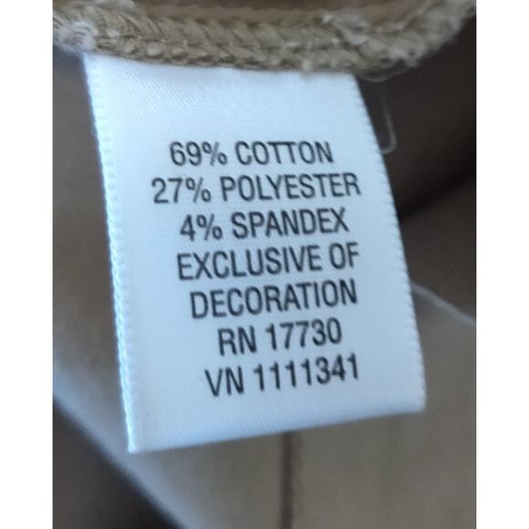 Converse Khaki Shirt Dress Sz XL One Star 3/4 Sleeves Ruched Button Down Casual - Picture 9 of 16